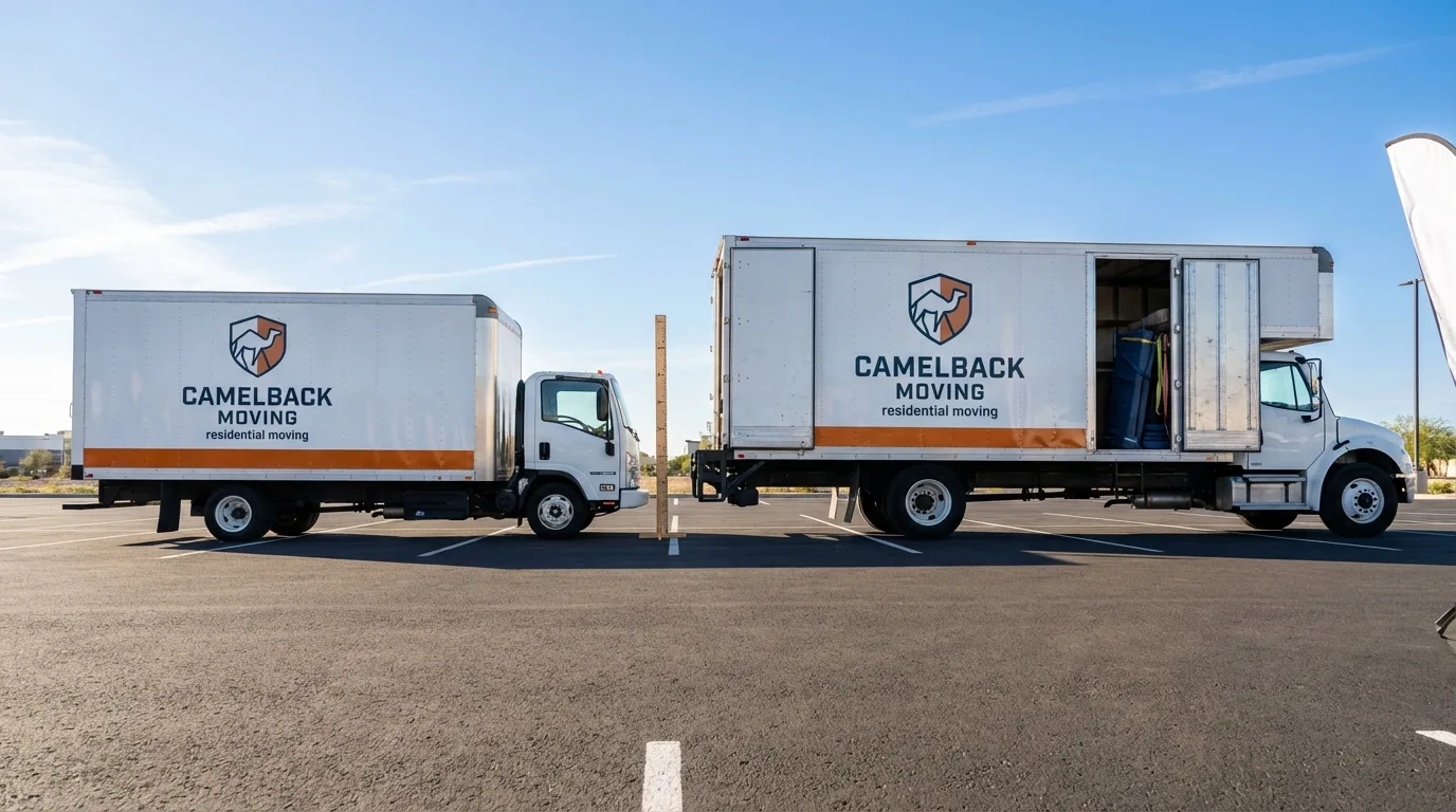 Moving truck size capacity guide in East Providence